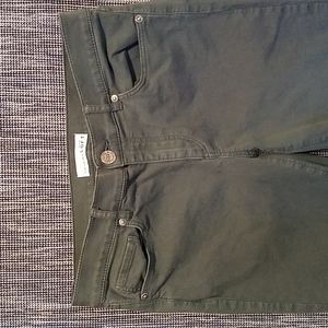 Ann Taylor Loft Green Modern Skinny Pants